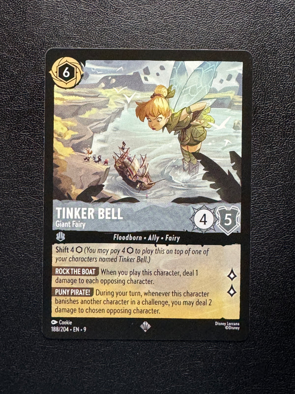 188 Tinker Bell - Giant Fairy Fabled Super Rare Near Mint