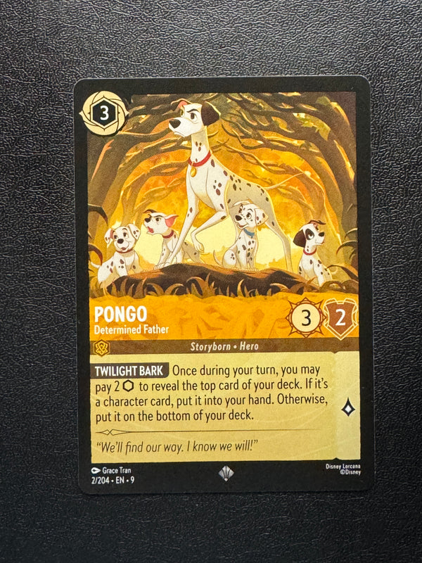 002 Pongo - Determined Father Fabled Super Rare Near Mint