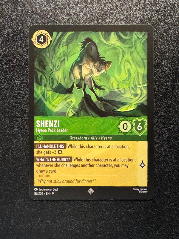 087 Shenzi - Hyena Pack Leader Fabled Super Rare Near Mint