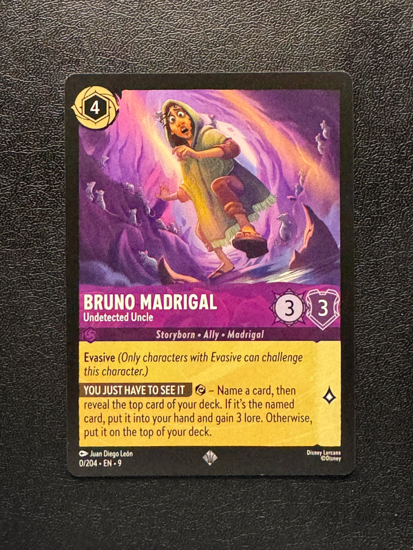 000 Bruno Madrigal - Undetected Uncle Fabled Super Rare Near Mint