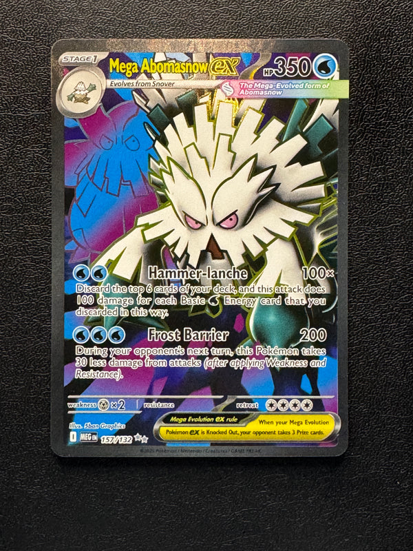 157 Mega Abomasnow ex Mega Evolution Ultra Rare Near Mint