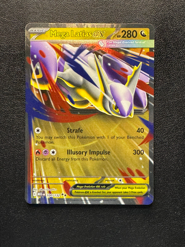 100 Mega Latias ex Mega Evolution Double Rare Near Mint