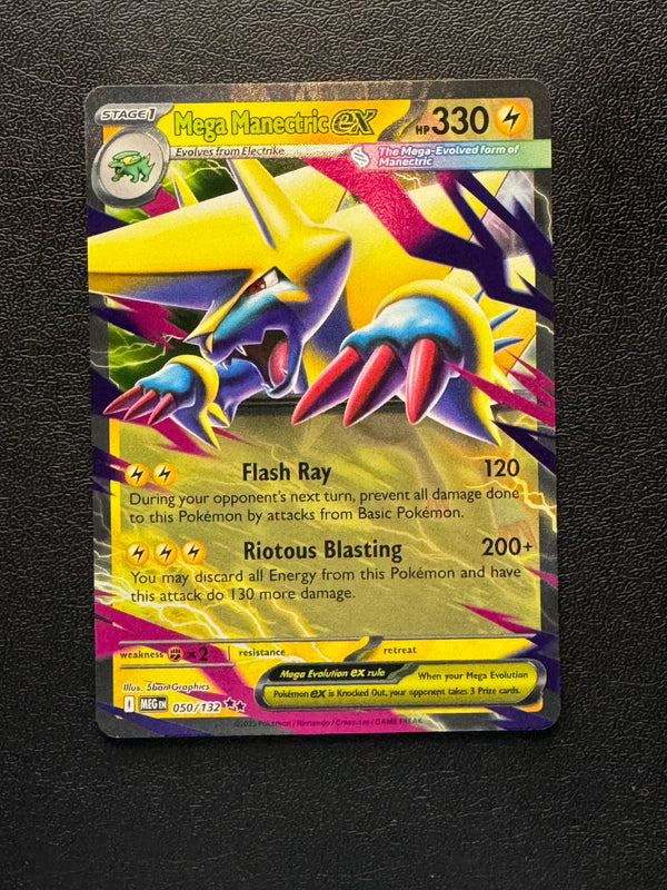 050 Mega Manectric ex Mega Evolution Double Rare Near Mint