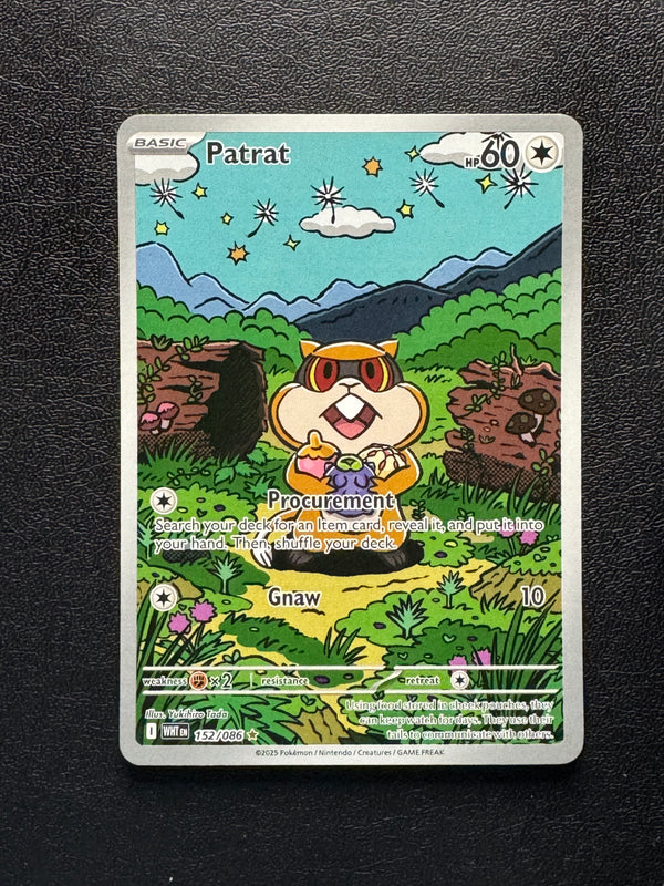 152 Patrat White Flare Illustration Rare Near Mint