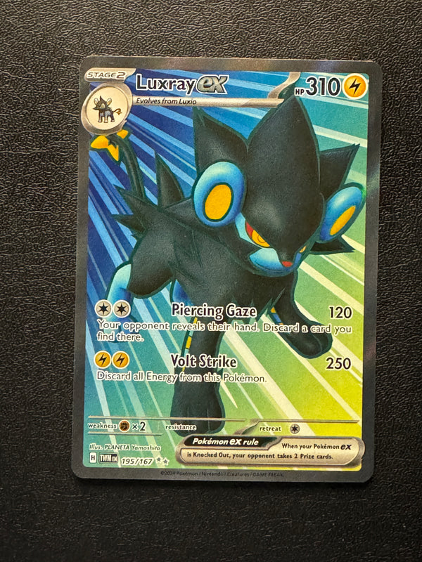 195 Luxray ex Twilight Masquerade Ultra Rare Near Mint
