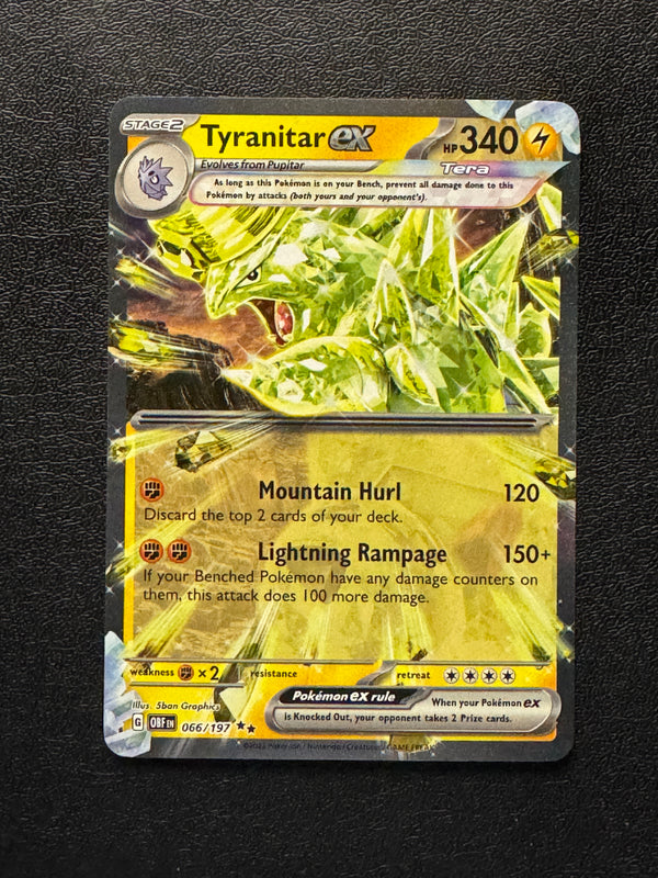 066 Tyranitar ex Obsidian Flames Double Rare Near Mint