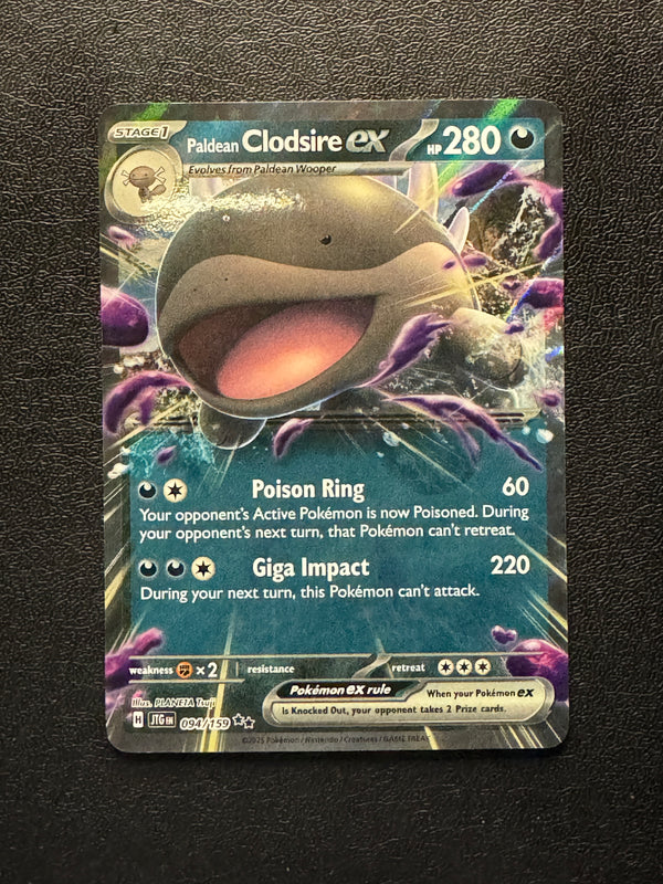 094 Paldean Clodsire ex Journey Together Double Rare NM