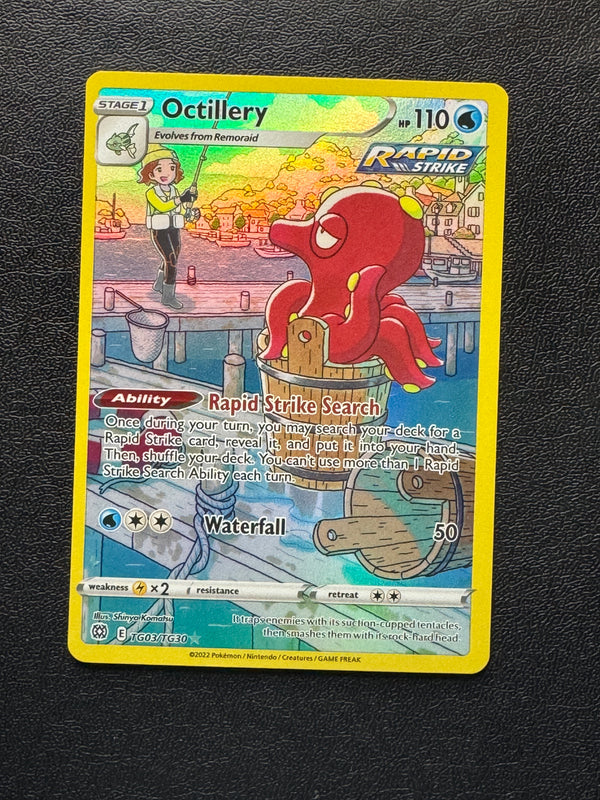 TG03 Octillery Brilliant Stars Rare Holo NM
