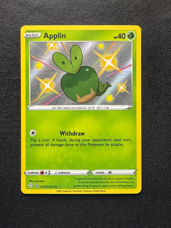 SV012 Applin Shining Fates Rare Shiny Near Mint