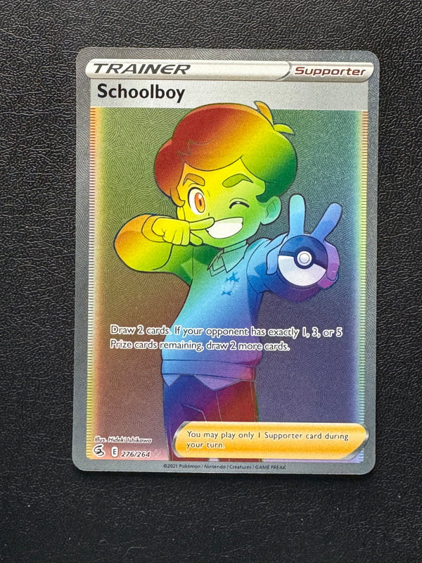 276 Schoolboy Fusion Strike Rare Rainbow Near Mint