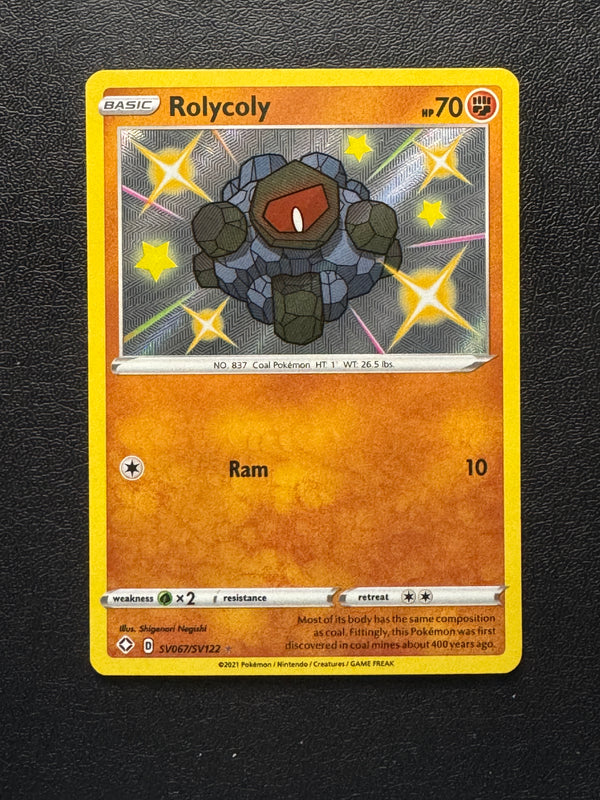 SV067 Rolycoly Shining Fates Rare Shiny Near Mint