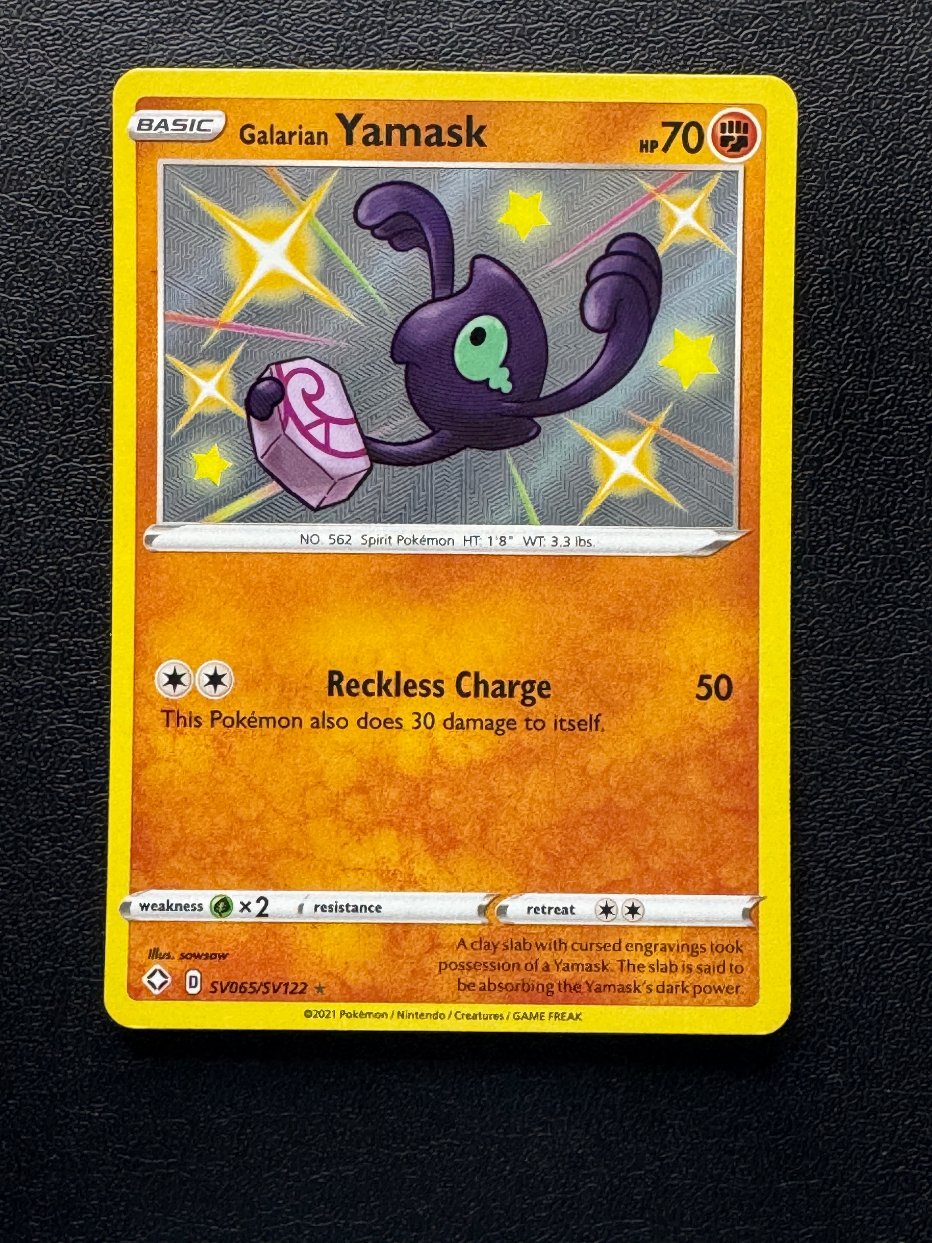 SV065 Galarian Yamask Shining Fates Rare Shiny Near Mint k0s Card Shop SV065 Galarian Yamask Shining Fates Rare Shiny Near Mint k0s Card Shop
