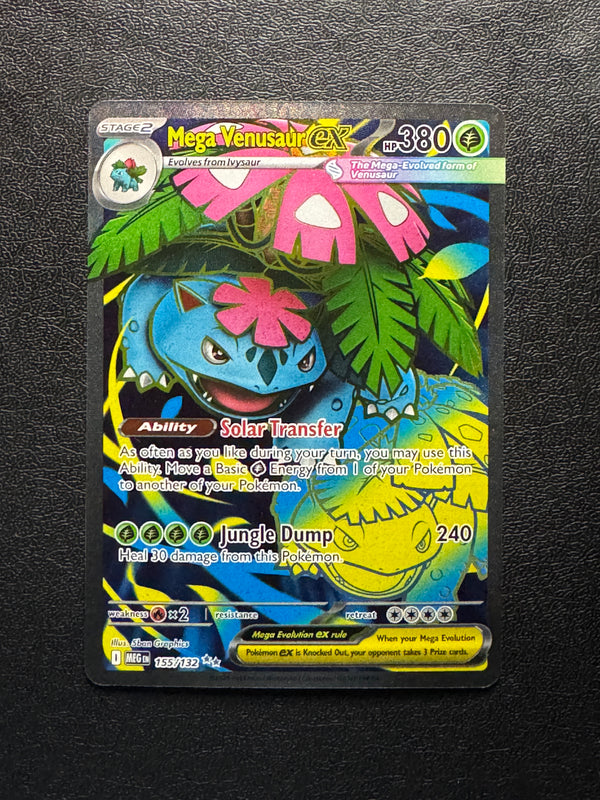 155 Mega Venusaur ex Mega Evolution Ultra Rare Near Mint