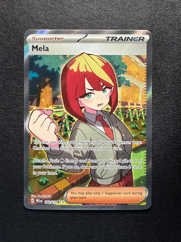 140 Mela Prismatic Evolutions Ultra Rare Near Mint
