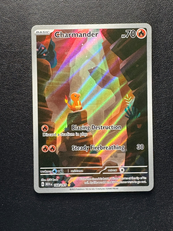 168 Charmander Scarlet & Violet 151 Illustration Rare Near Mint