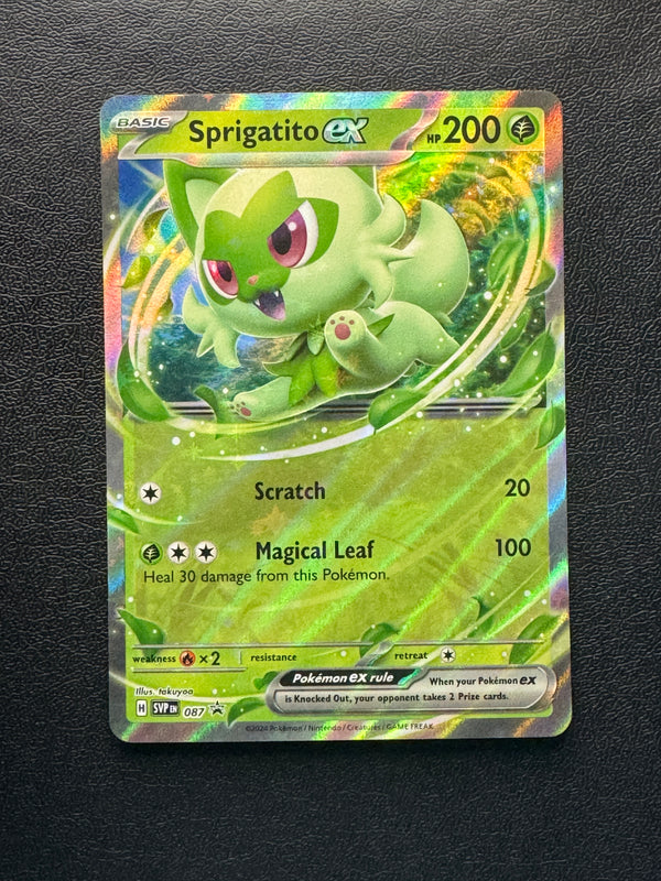 087 Sprigatito ex SV Black Star Promos Promo Near Mint