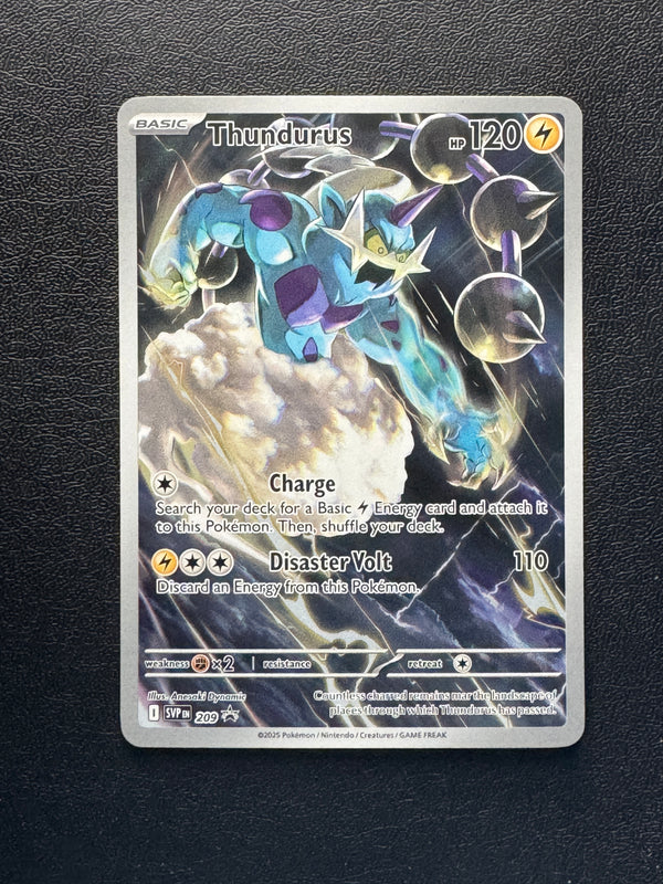 209 Thundurus SV Black Star Promos Promo Near Mint