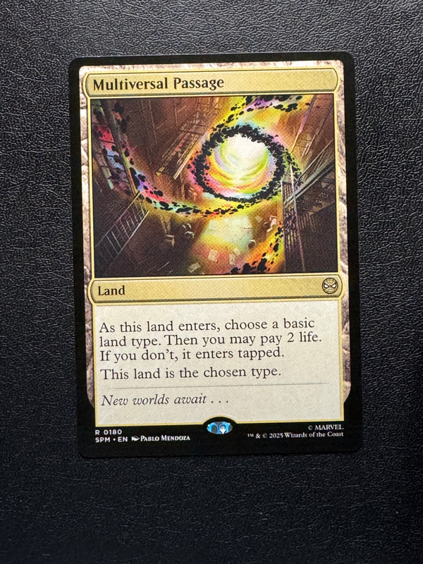 180 Multiversal Passage Marvel's Spider-Man Rare Normal Near Mint