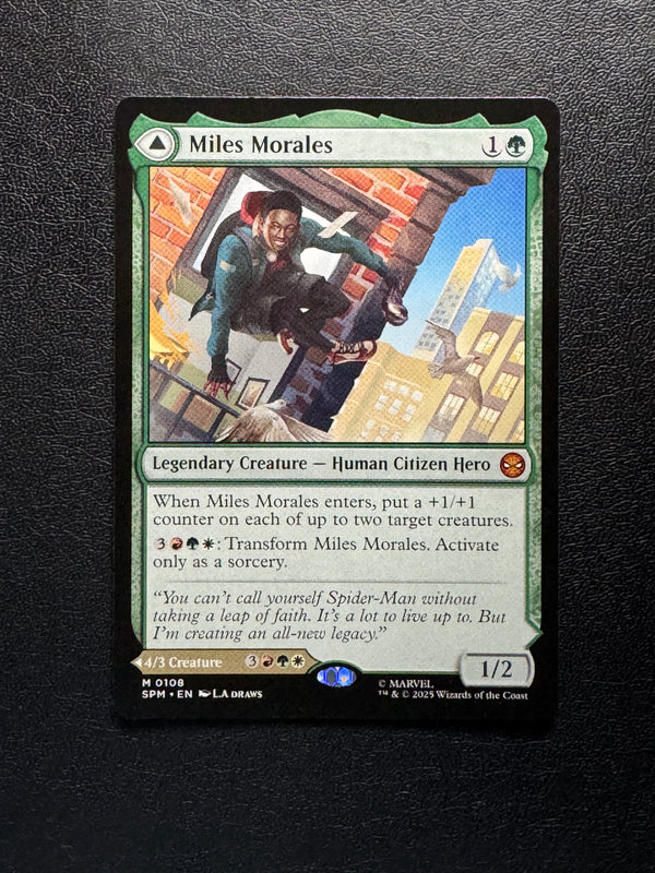 108 Miles Morales Marvel's Spider-Man Mythic Normal Near Mint