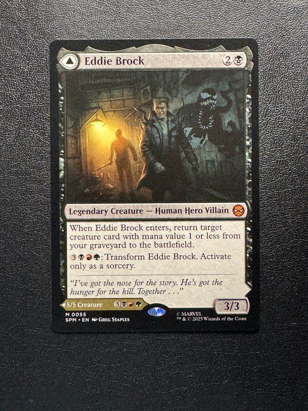 055 Eddie Brock Marvel's Spider-Man Mythic Normal Near Mint