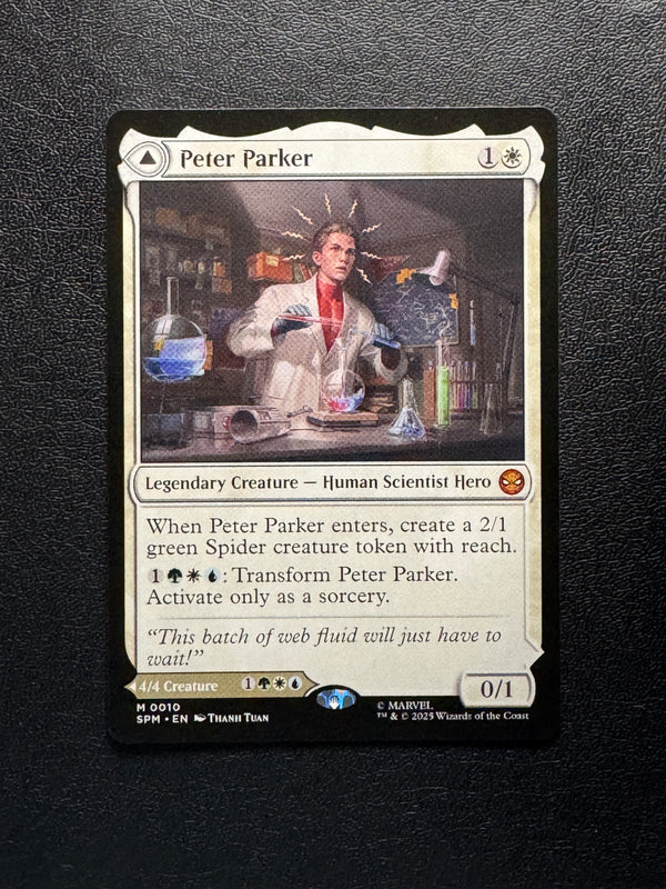 010 Peter Parker Marvel's Spider-Man Mythic Normal Near Mint