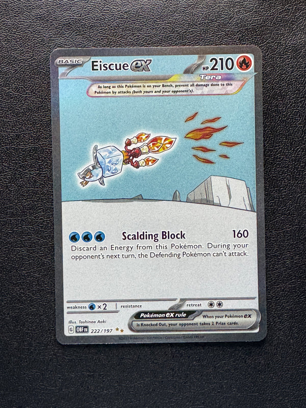 222 Eiscue ex Obsidian Flames Special Illustration Rare Near Mint