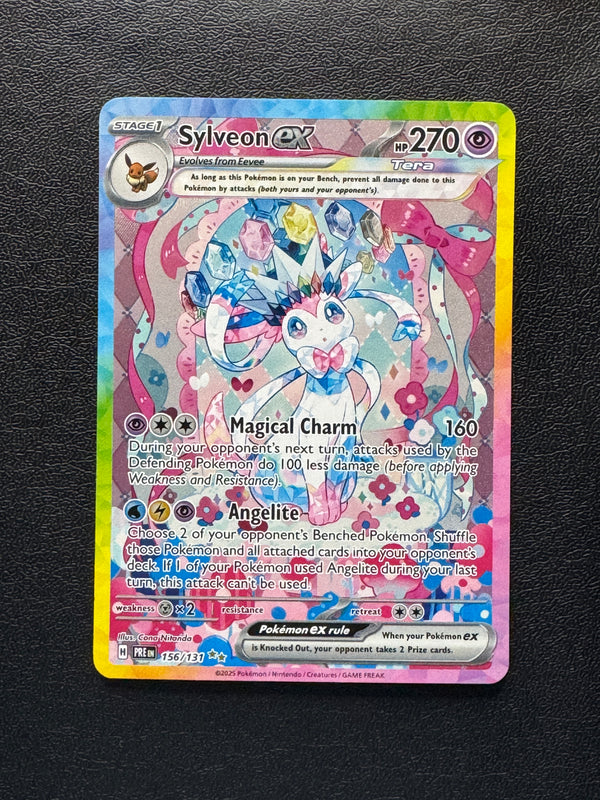 156 Sylveon ex Prismatic Evolutions Special Illustration Rare Near Mint