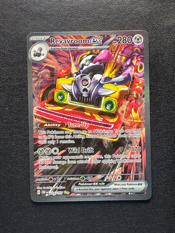 224 Revavroom ex Obsidian Flames Special Illustration Rare NM