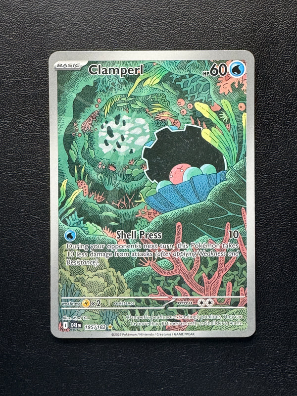 195 Clamperl Destined Rivals Illustration Rare Near Mint