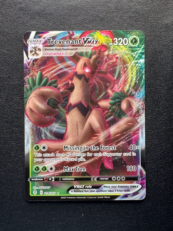 014 Trevenant VMAX Evolving Skies Holo Rare VMAX Near Mint