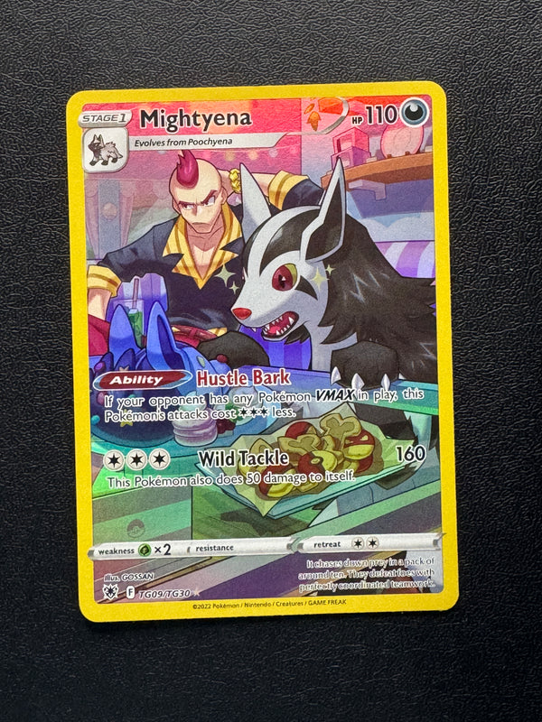 TG09 Mightyena Astral Radiance Rare Holo Near Mint