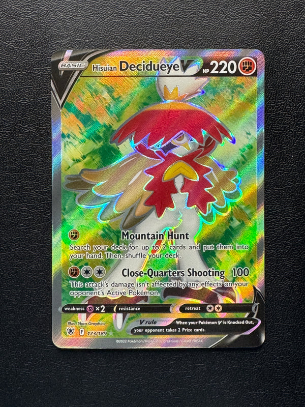 173 Hisuian Decidueye V Astral Radiance Rare Ultra Near Mint