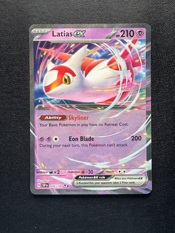 076 Latias ex Surging Sparks Double Rare Near Mint