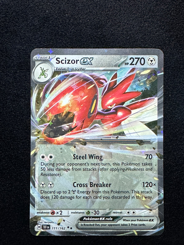 111 Scizor ex Temporal Forces Double Rare Near Mint