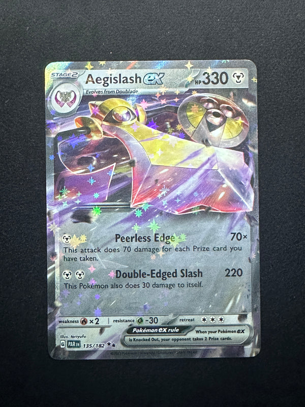 135 Aegislash ex Paradox Rift Double Rare Near Mint