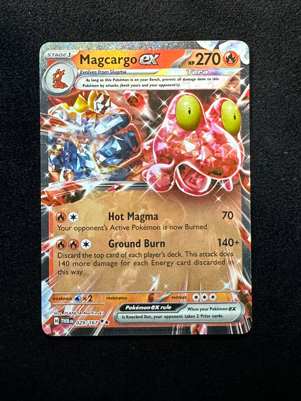 029 Magcargo ex Twilight Masquerade Double Rare Near Mint