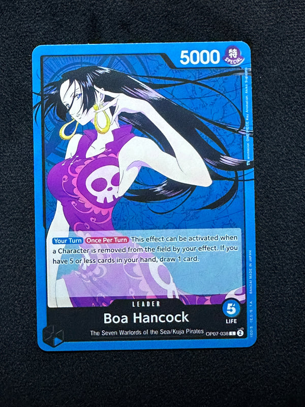 OP07-038 Boa Hancock 500 Years in the Future Leader Near Mint