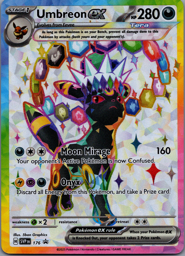 176 Umbreon ex SV Black Star Promos Promo Near Mint