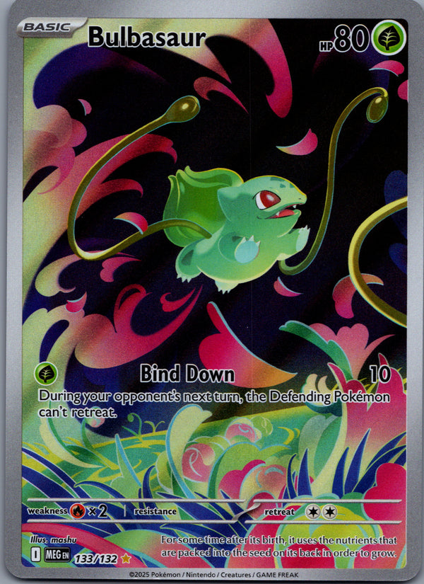 133 Bulbasaur Mega Evolution Illustration Rare Near Mint