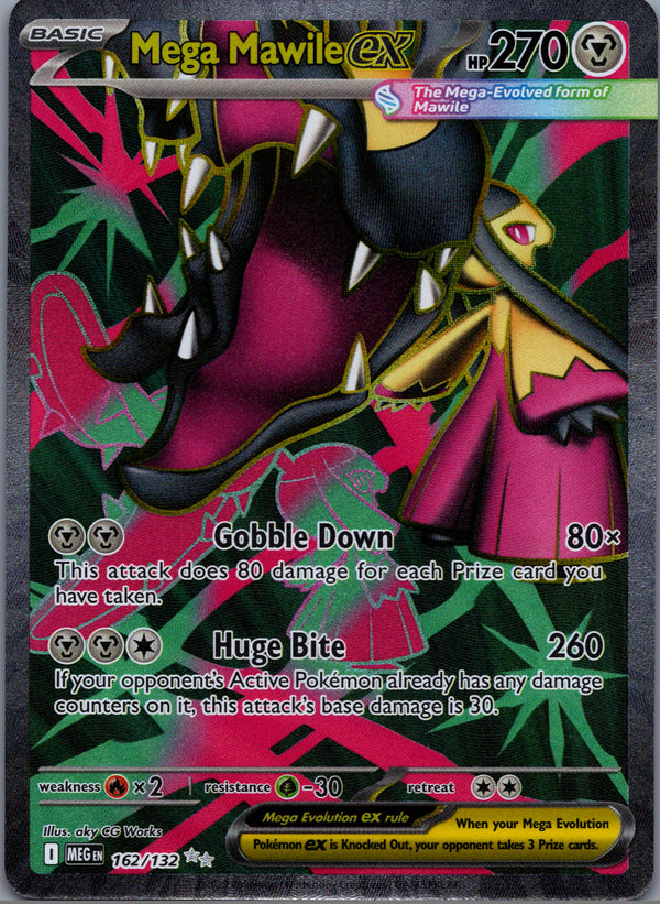 162 Mega Mawile ex Mega Evolution Ultra Rare Near Mint