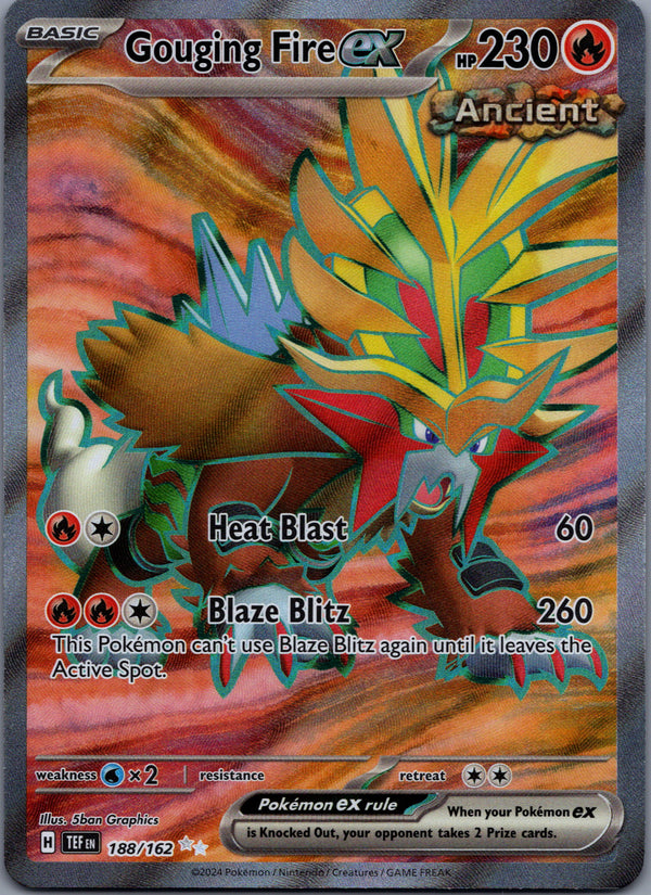188 Gouging Fire ex Temporal Forces Ultra Rare Near Mint