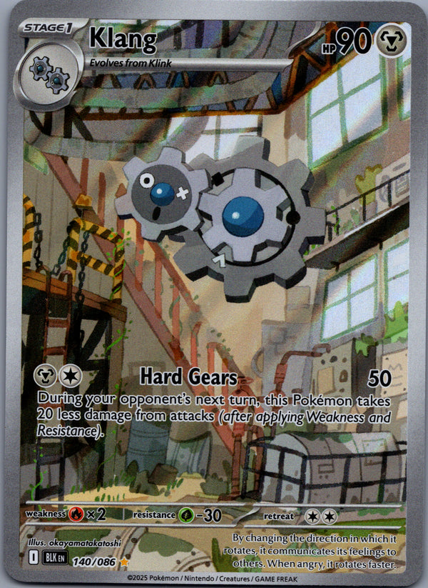 140 Klang Black Bolt Illustration Rare Near Mint