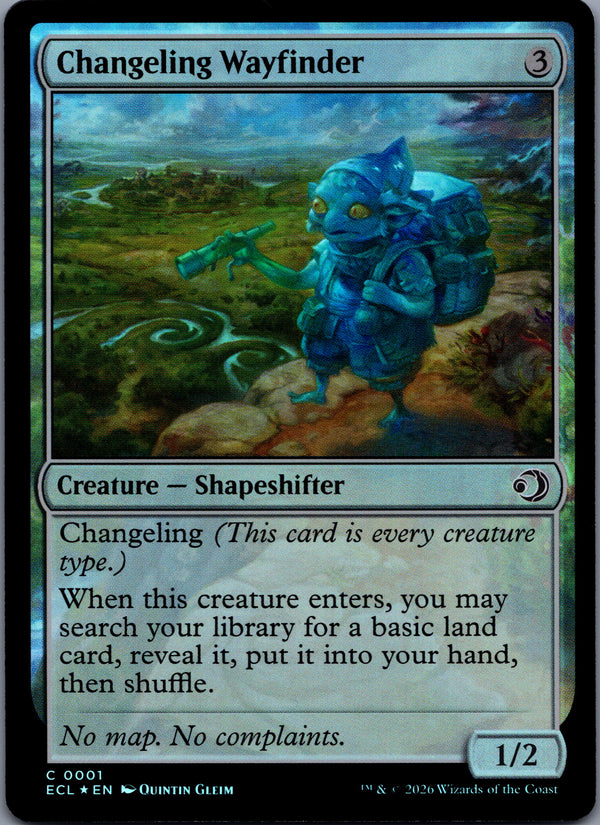 001 Changeling Wayfinder [Foil] Lorwyn Eclipsed Common Foil Near Mint