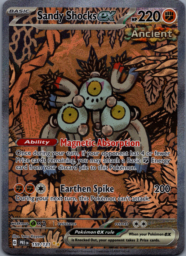159 Sandy Shocks ex Prismatic Evolutions Special Illustration Rare Near Mint