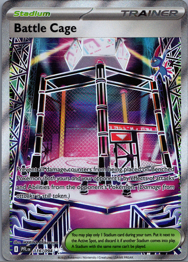 116 Battle Cage Phantasmal Flames Ultra Rare Near Mint