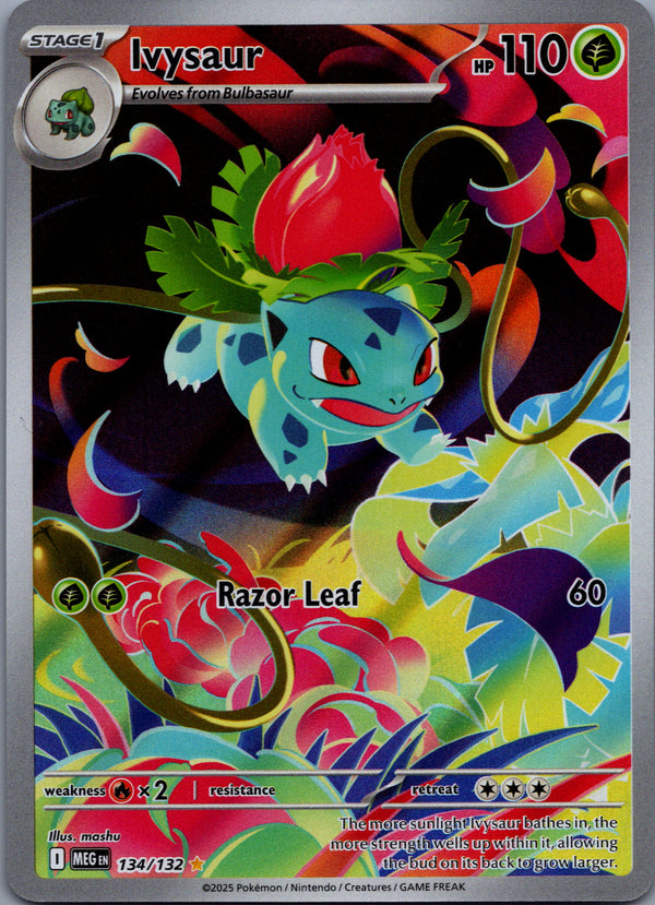 134 Ivysaur Mega Evolution Illustration Rare Near Mint