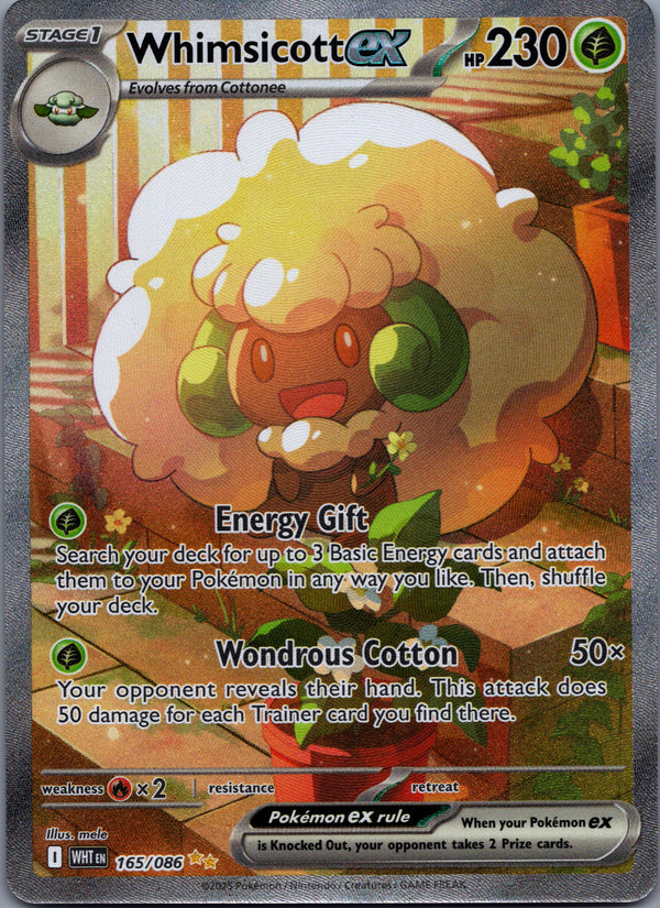 165 Whimsicott ex White Flare Special Illustration Rare Near Mint