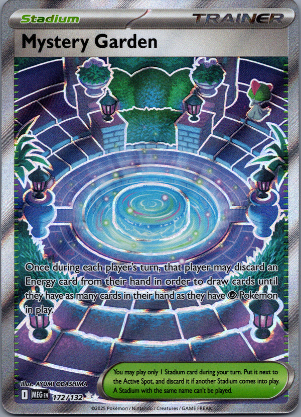 172 Mystery Garden Mega Evolution Ultra Rare Near Mint