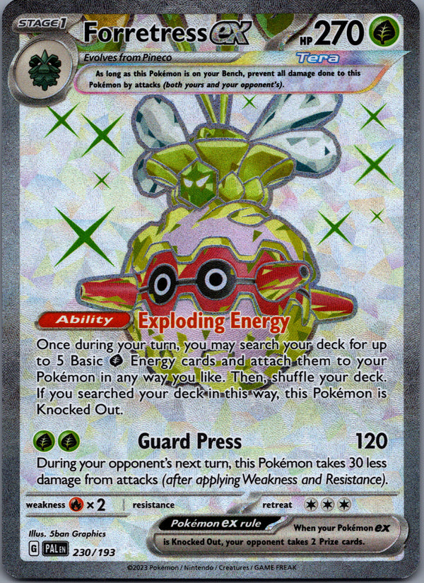 230 Forretress ex Paldea Evolved Ultra Rare Near Mint