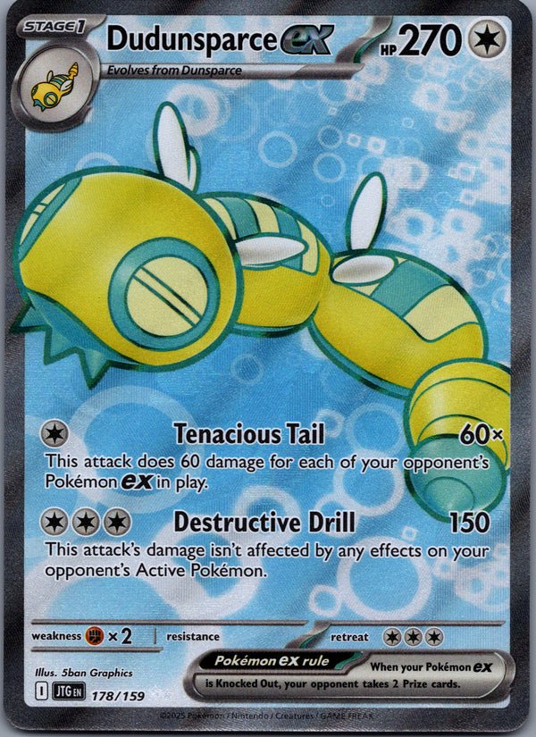 178 Dudunsparce ex Journey Together Ultra Rare Near Mint